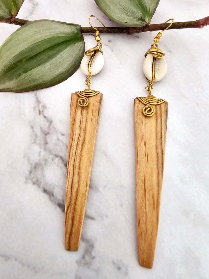 African Dangling Drop Statement Earrings