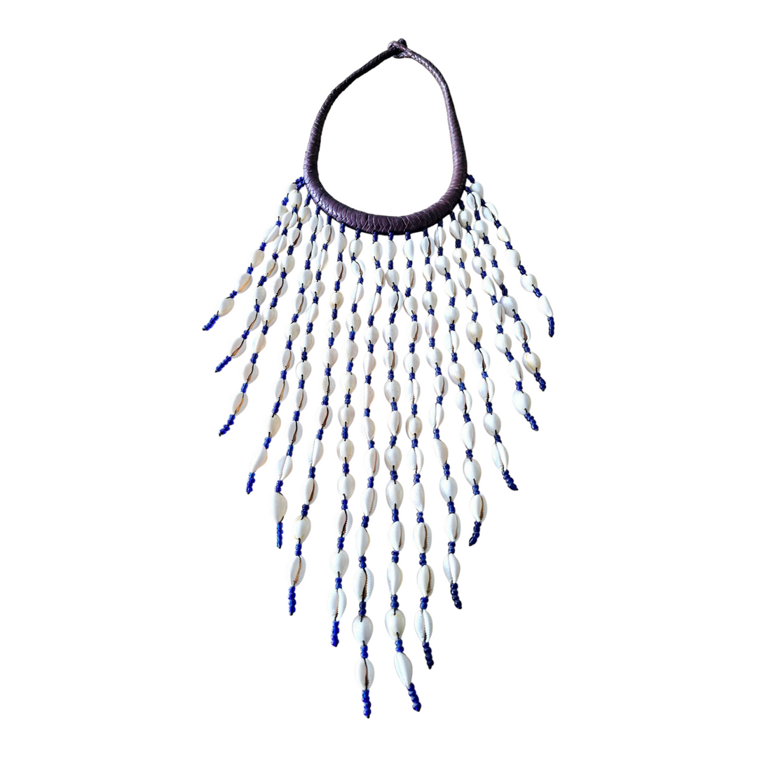 Nabina- Cowrie Statement Necklace