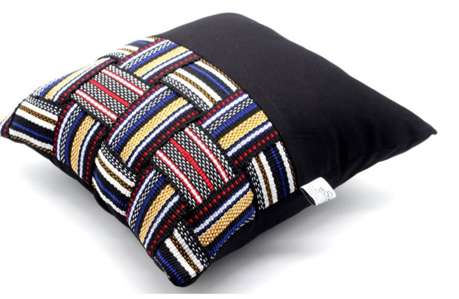 Handwoven Fugu Accent Pillow