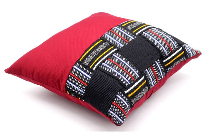 Handwoven Fugu Accent Pillow