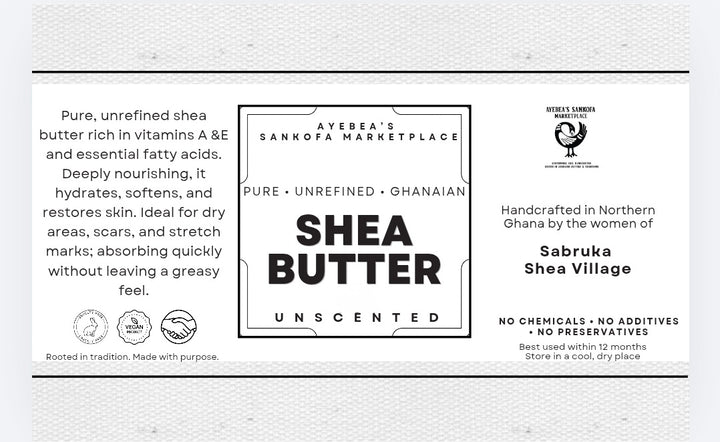 Sheabutter – 100 % rein und unraffiniert aus Ghana