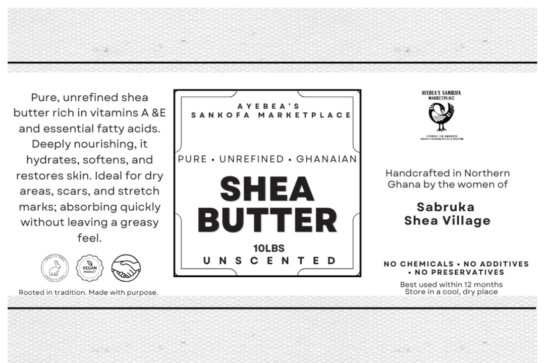 Sheabutter – 100 % rein und unraffiniert aus Ghana