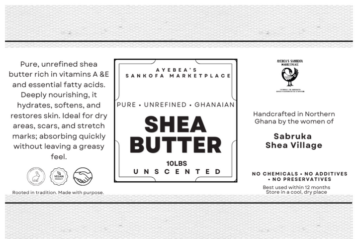 Sheabutter – 100 % rein und unraffiniert aus Ghana