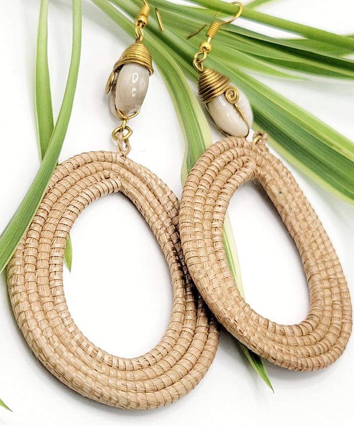 Unique African Earrings | Aku - Women's Earrings | | Ayebea's Sankofa