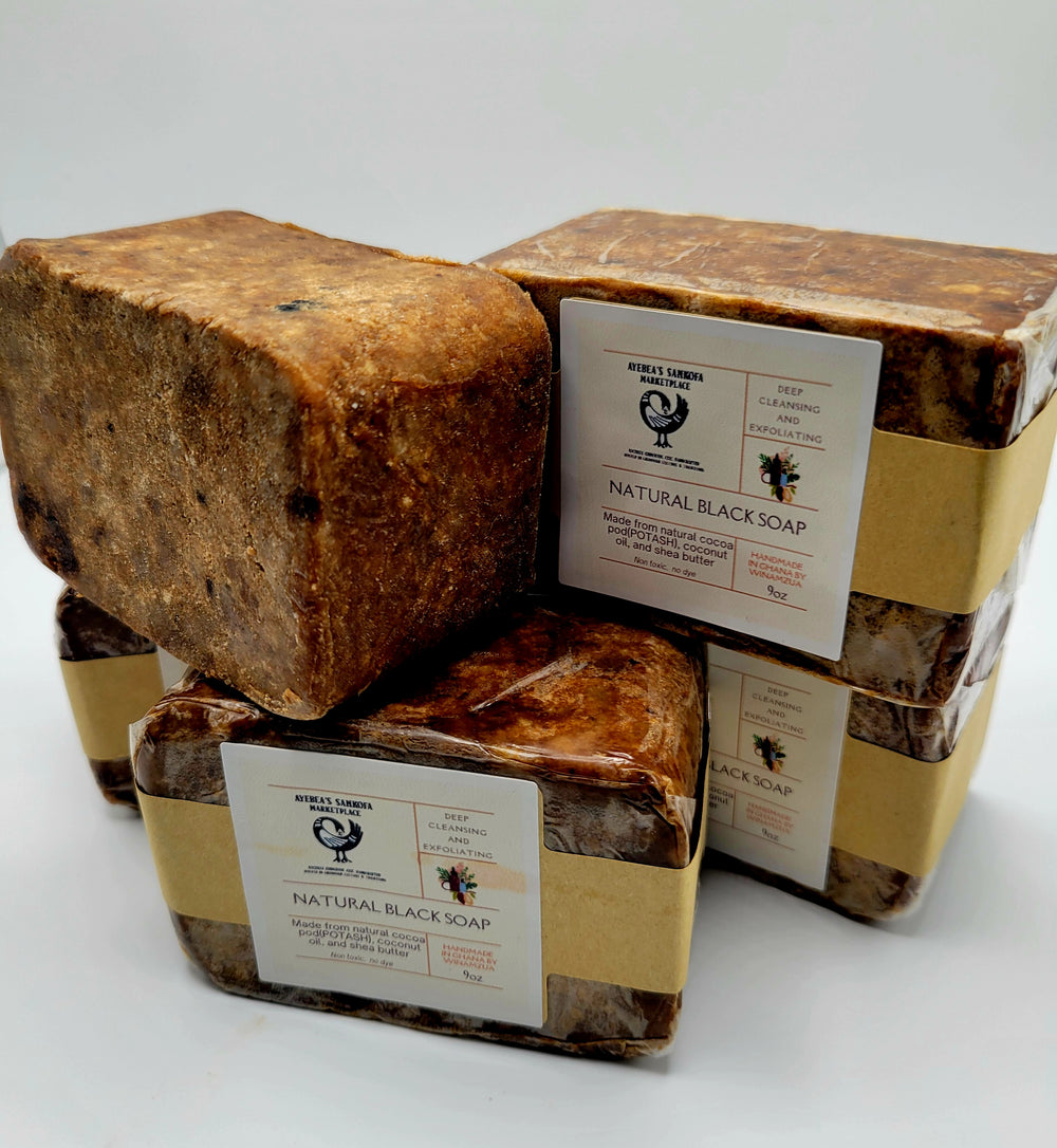 Shea Moisture African Black Soap | Butter Black Soap| Ayebea's Sankofa