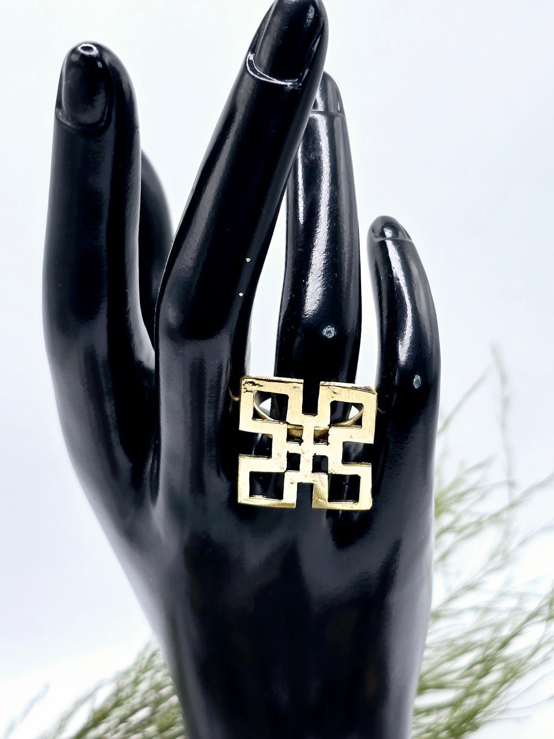 Nsaa-Adinkra Brass Bracelet Set