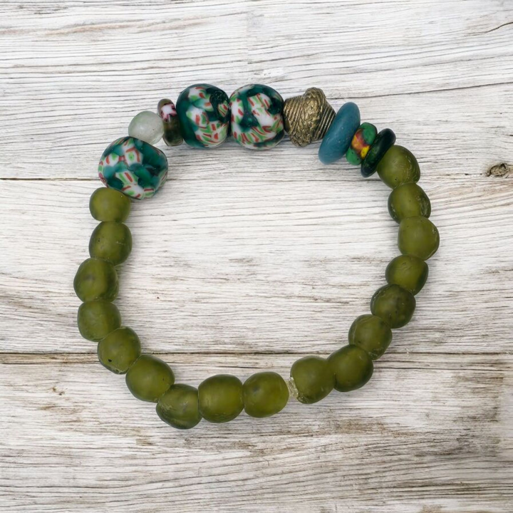 "Dzɔlɔ"- One of a Kind Bracelet-Ahaban Mono