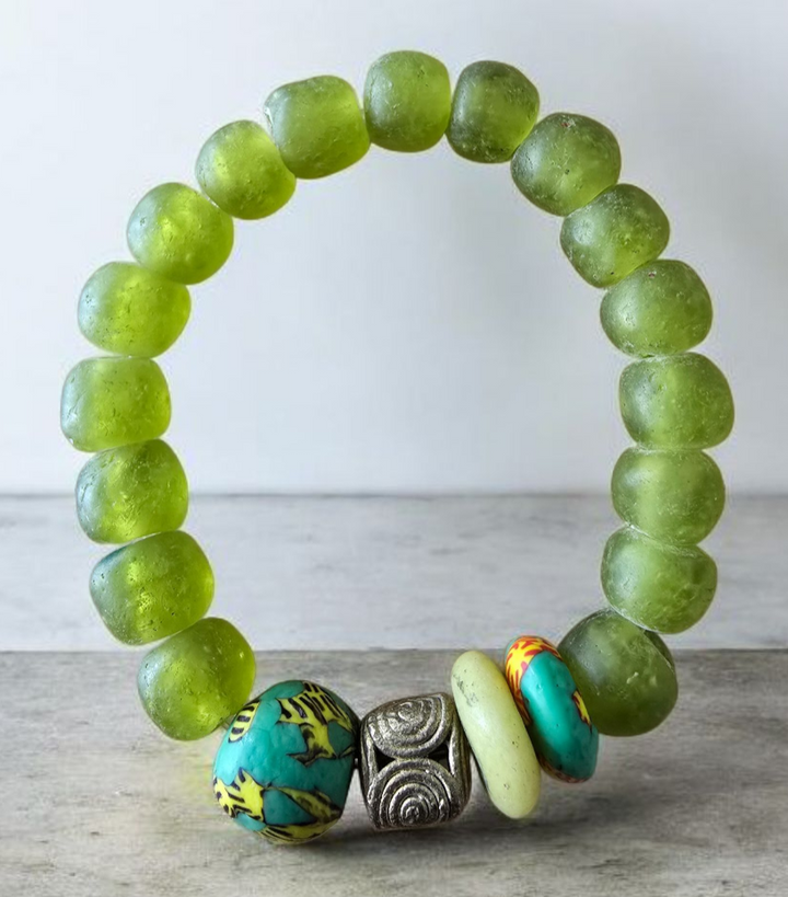 "Dzɔlɔ"- One of a Kind Bracelet-Ahaban Mono