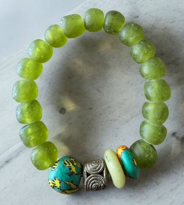 "Dzɔlɔ"- One of a Kind Bracelet-Ahaban Mono
