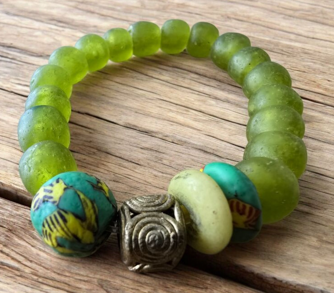 "Dzɔlɔ"- One of a Kind Bracelet-Ahaban Mono