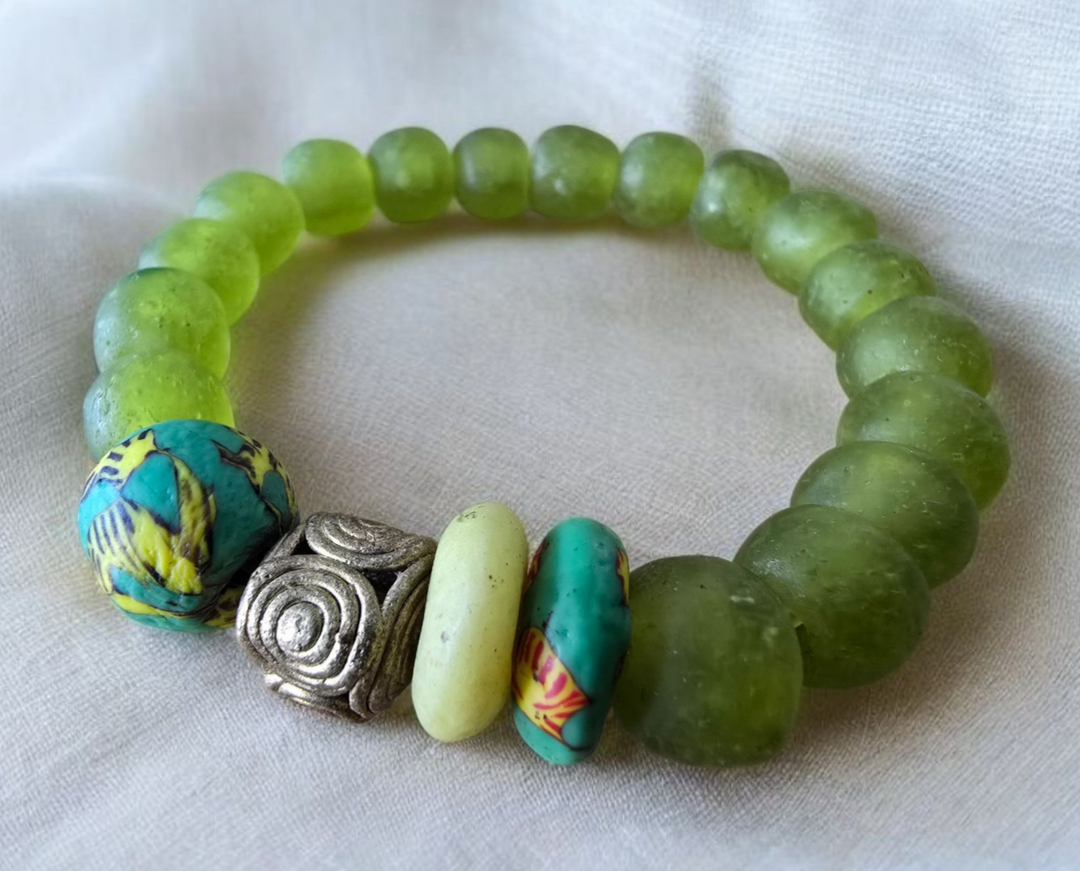 "Dzɔlɔ"- One of a Kind Bracelet-Ahaban Mono