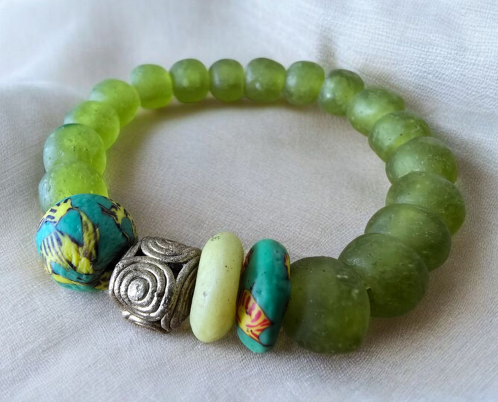 "Dzɔlɔ"- One of a Kind Bracelet-Ahaban Mono