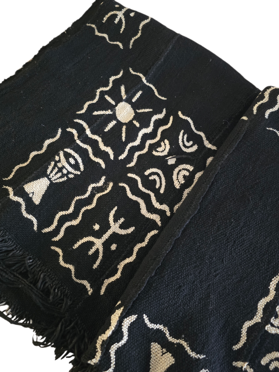 Fair Trade Bogolan Textile – Hand-Painted African Fabric for Sustainable Home Décor