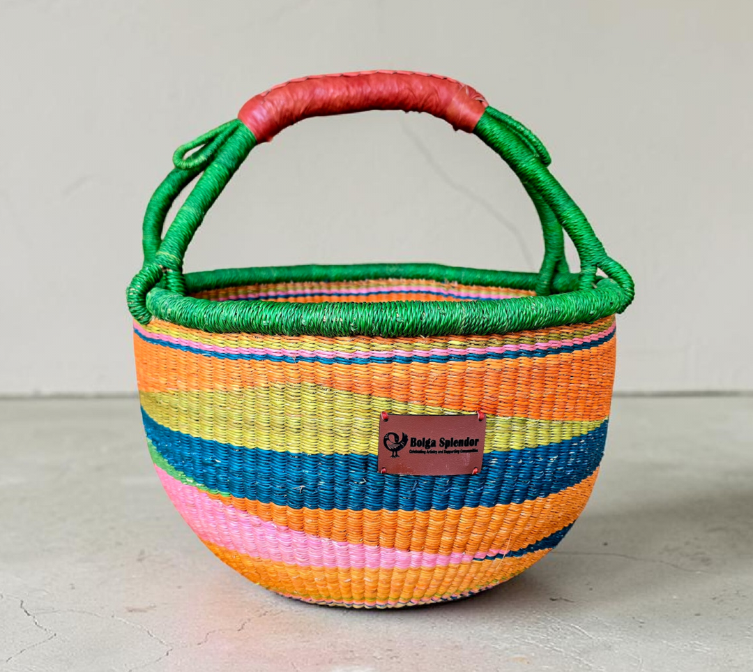 Lamisi-Handwoven Bolga Basket – Fair Trade