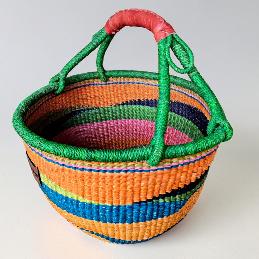 Lamisi-Handwoven Bolga Basket – Fair Trade