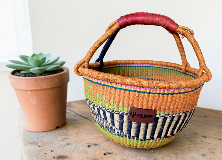 Lariba-Handwoven Bolga Basket – Fair Trade Basket