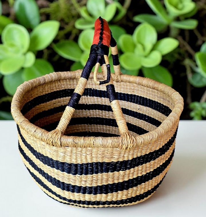 Assibi-Handwoven Bolga Basket – Fair Trade