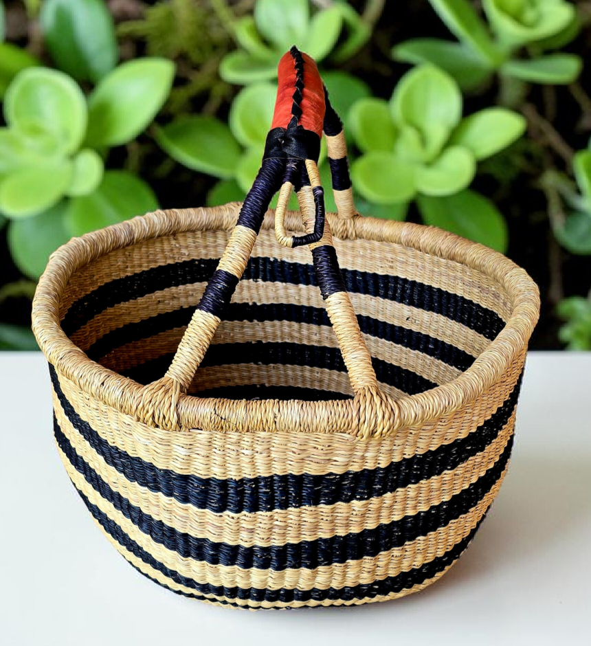 Assibi-Handwoven Bolga Basket – Fair Trade