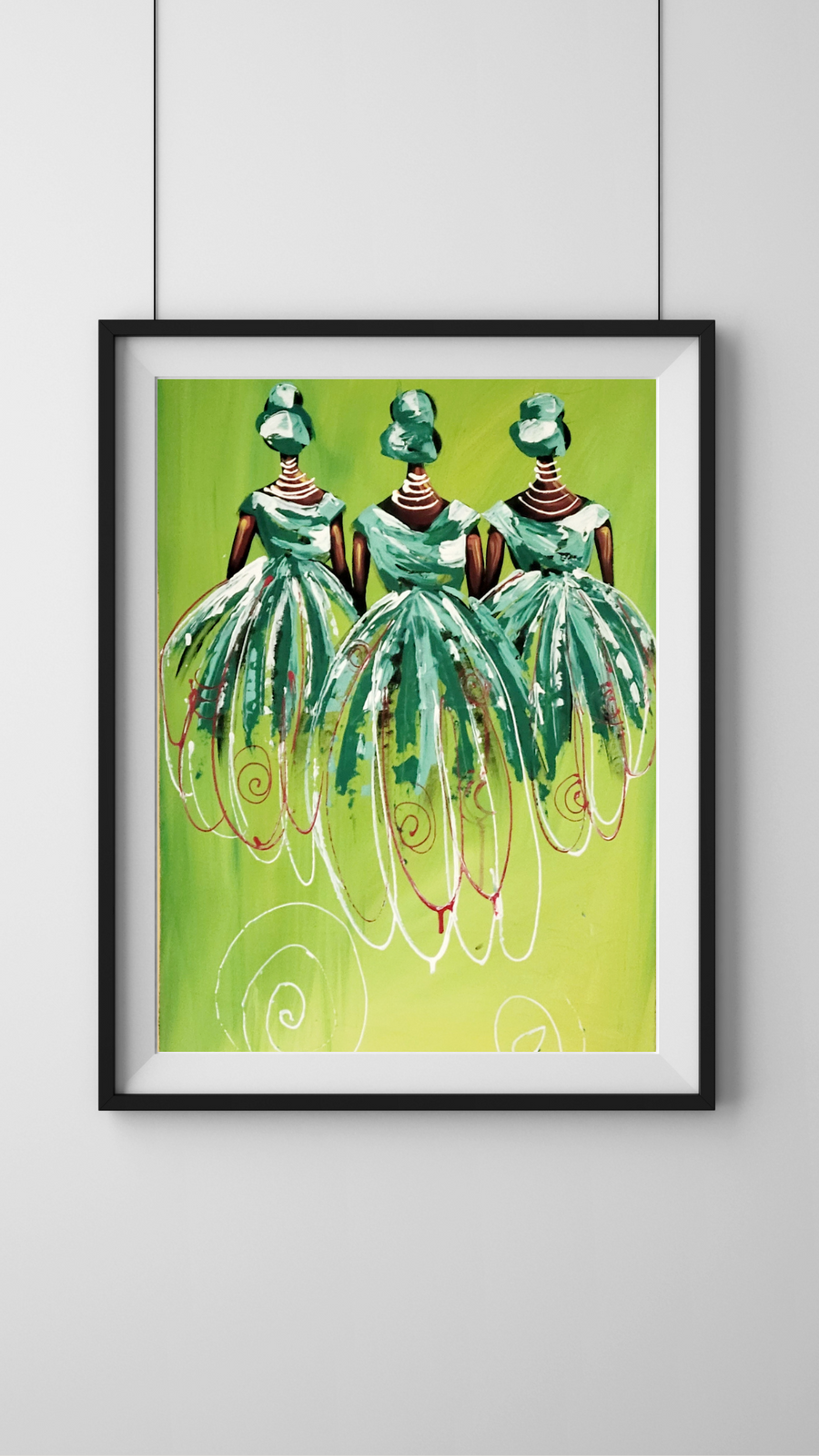 Artwork For Bedroom | Sisters in Stride | Ayebea's Sankofa