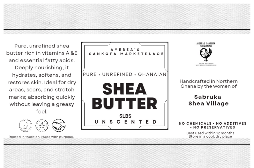 Sheabutter – 100 % rein und unraffiniert aus Ghana
