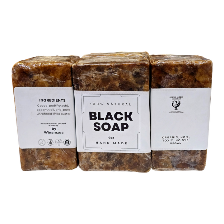 Raw Shea Butter Black Soap