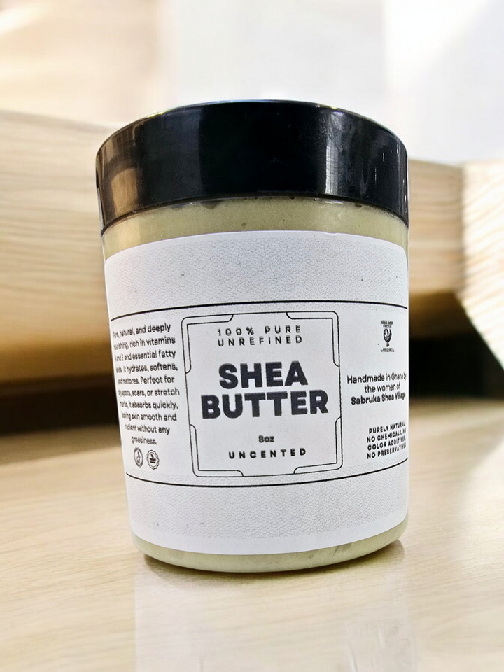 Shea Butter- 100% Pure and Unrefined Ghanaian 8oz