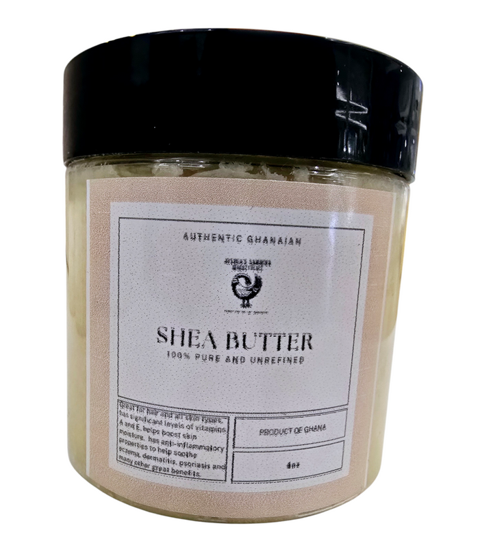 Shea Butter- 100% Pure and Unrefined Ghanaian 4oz