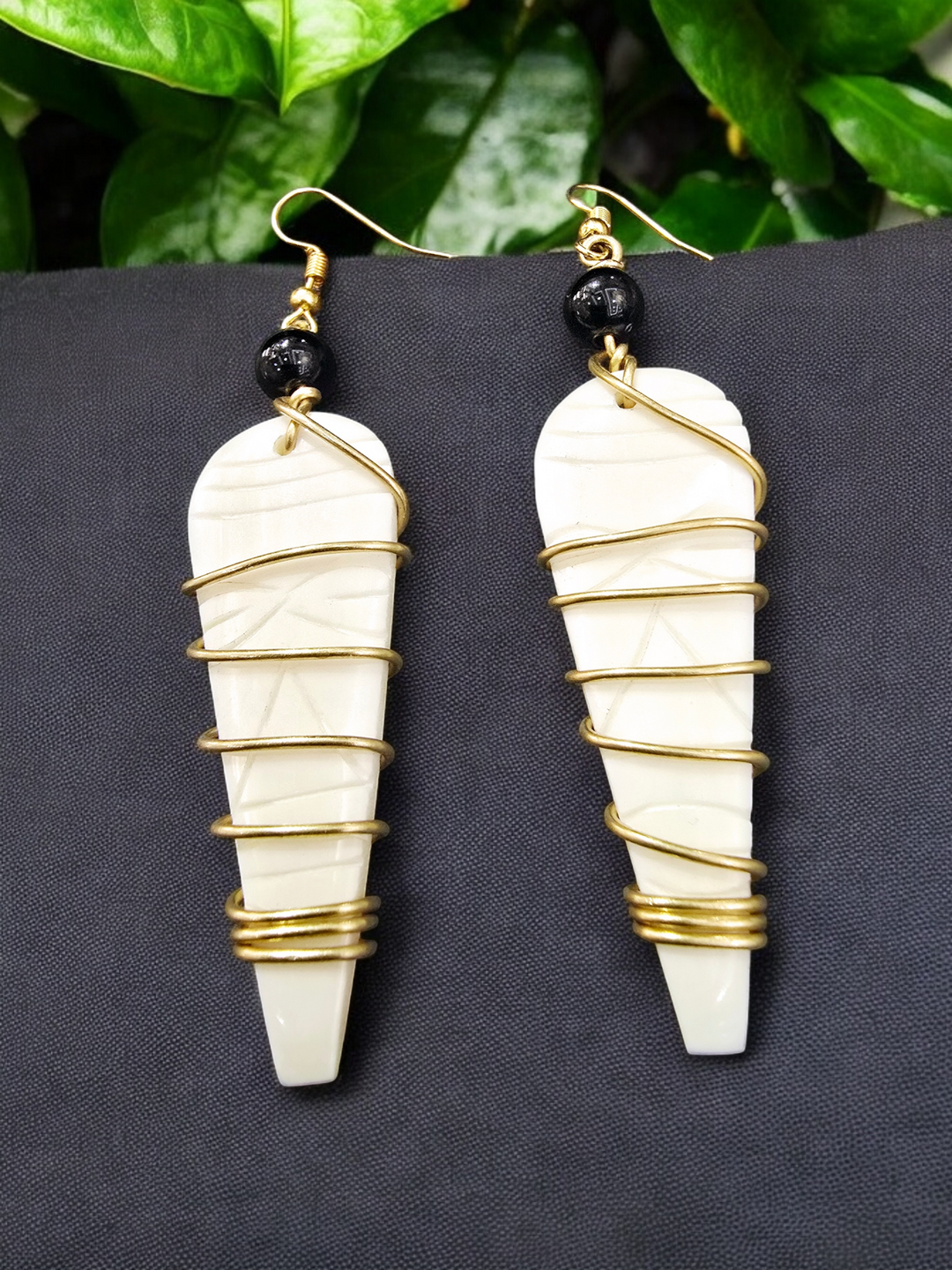 African Dangling Drop Statement Earrings