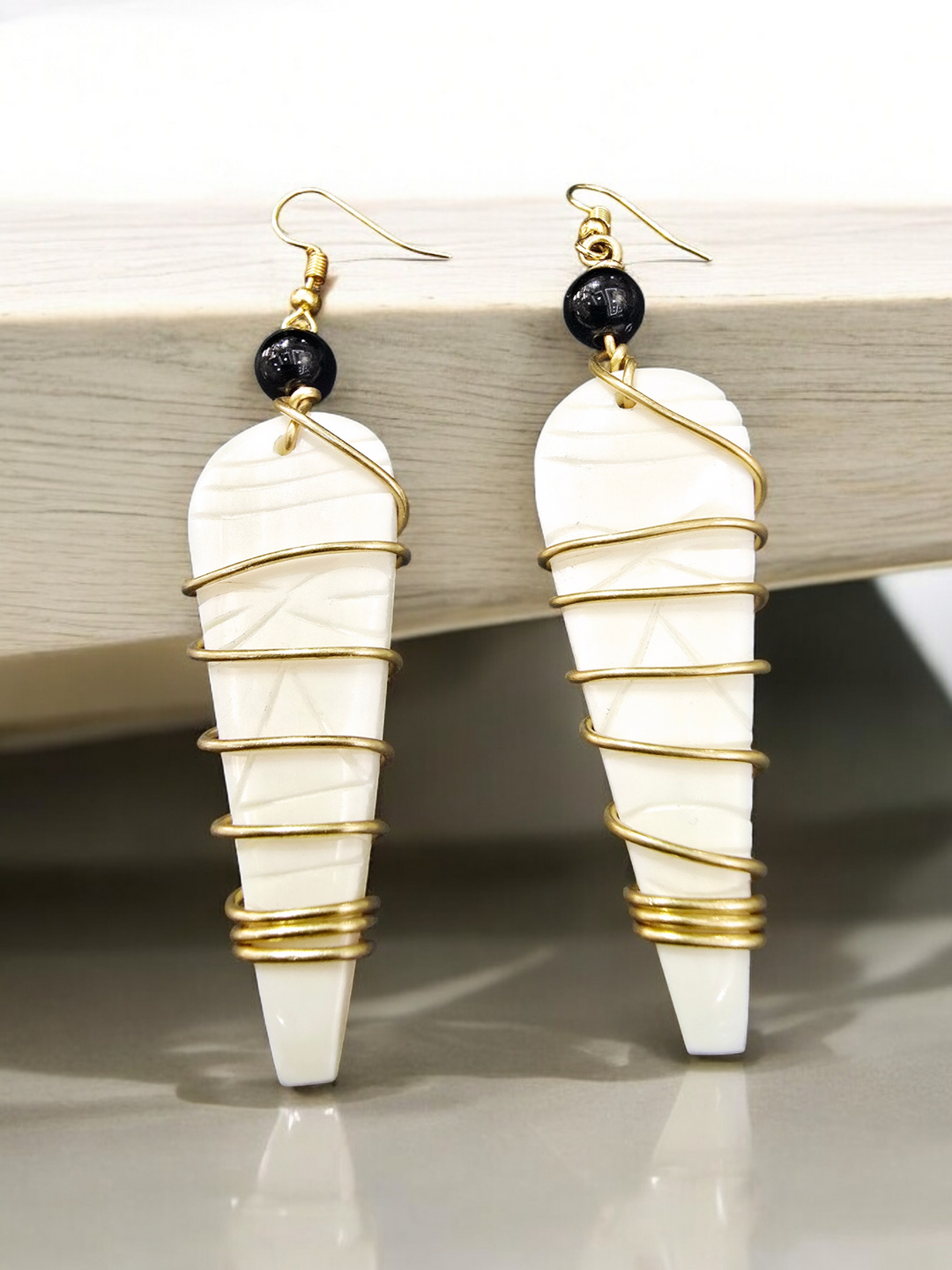 African Dangling Drop Statement Earrings