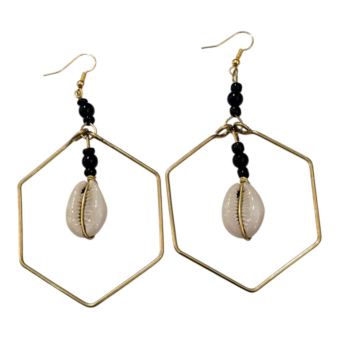 African Dangling Drop Statement Earrings