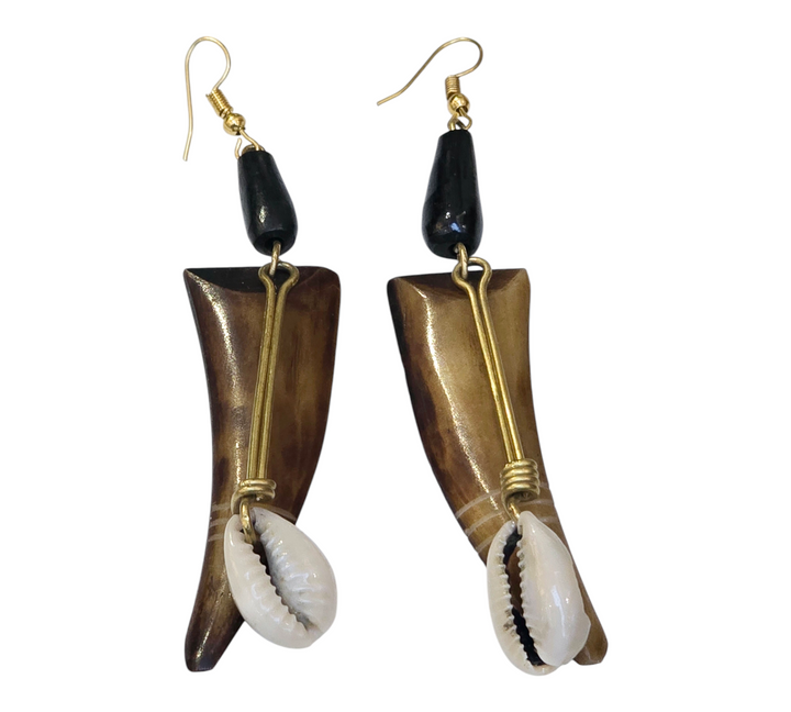 African Dangling Drop Statement Earrings