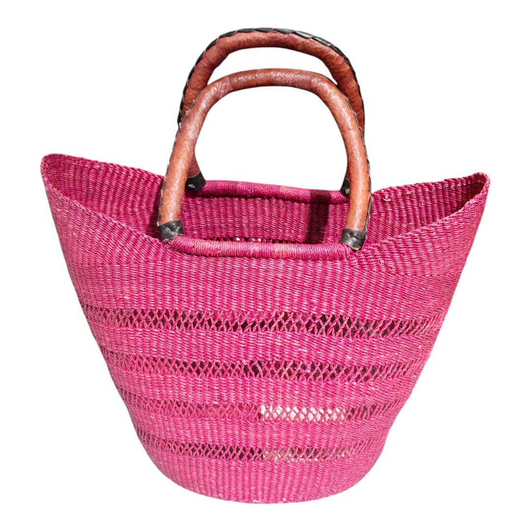 Bolga Shopper-Burgund