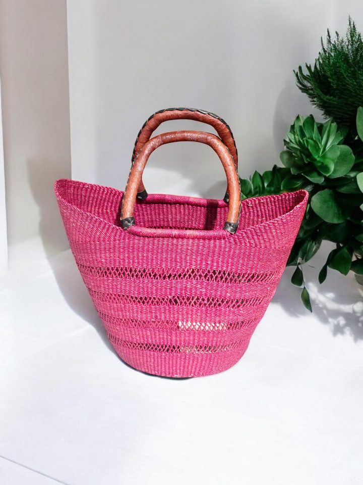 Bolga Shopper-Burgund