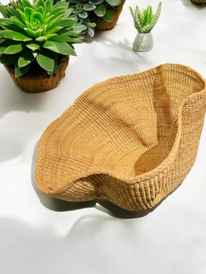 Harmony Wave Basket-Natural