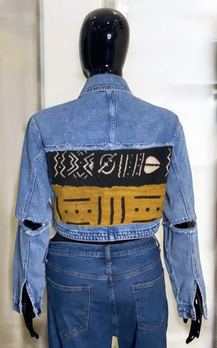 Tumi-Denim Fusion Upcycled Jacket