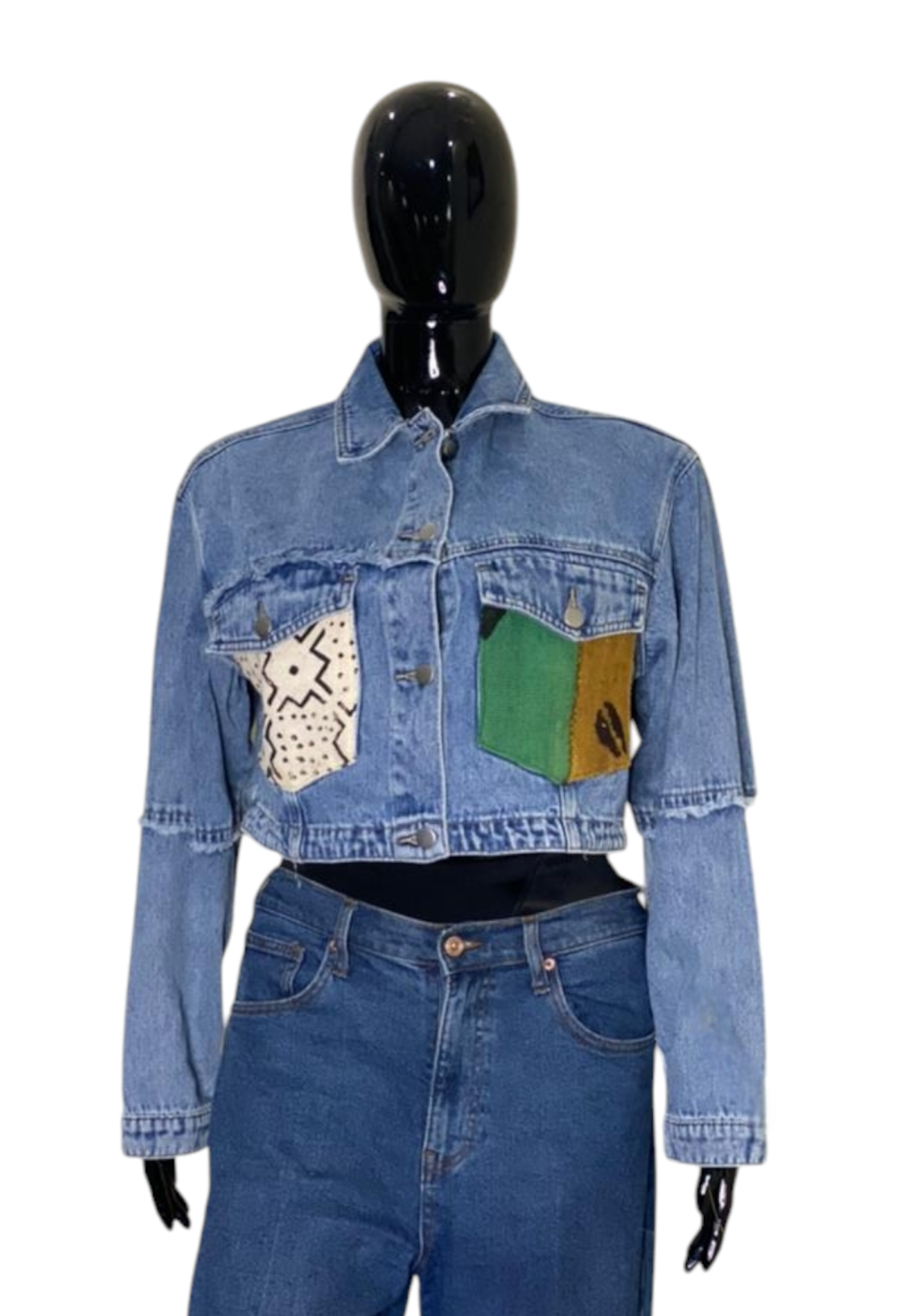 Tumi-Denim Fusion Upcycled Jacket