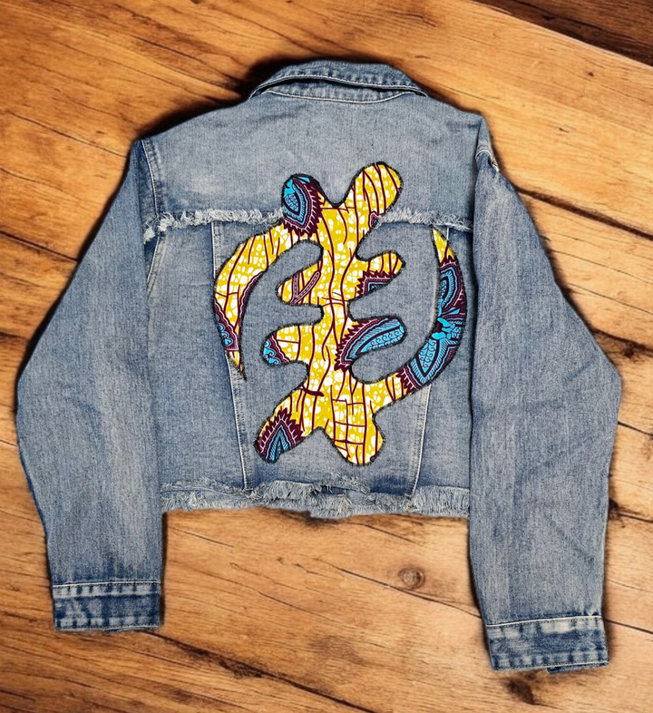 Nsoroma -Denim Fusion Upcycled Jacket