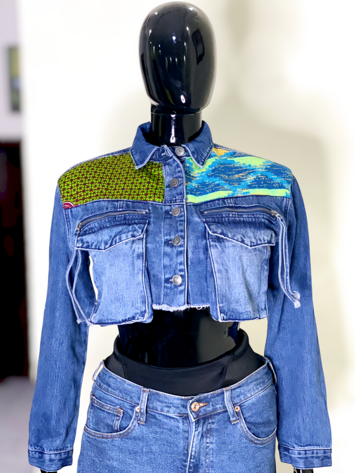 Adzo-Denim Fusion Upcycled Jacket