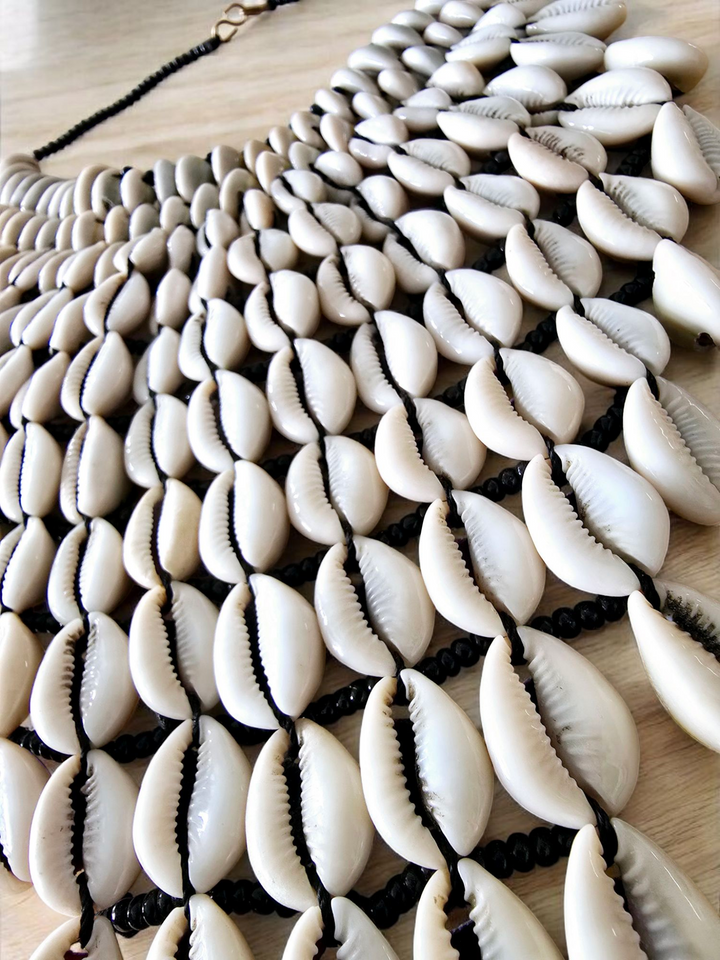 Tindana- Cowrie Statement Necklace