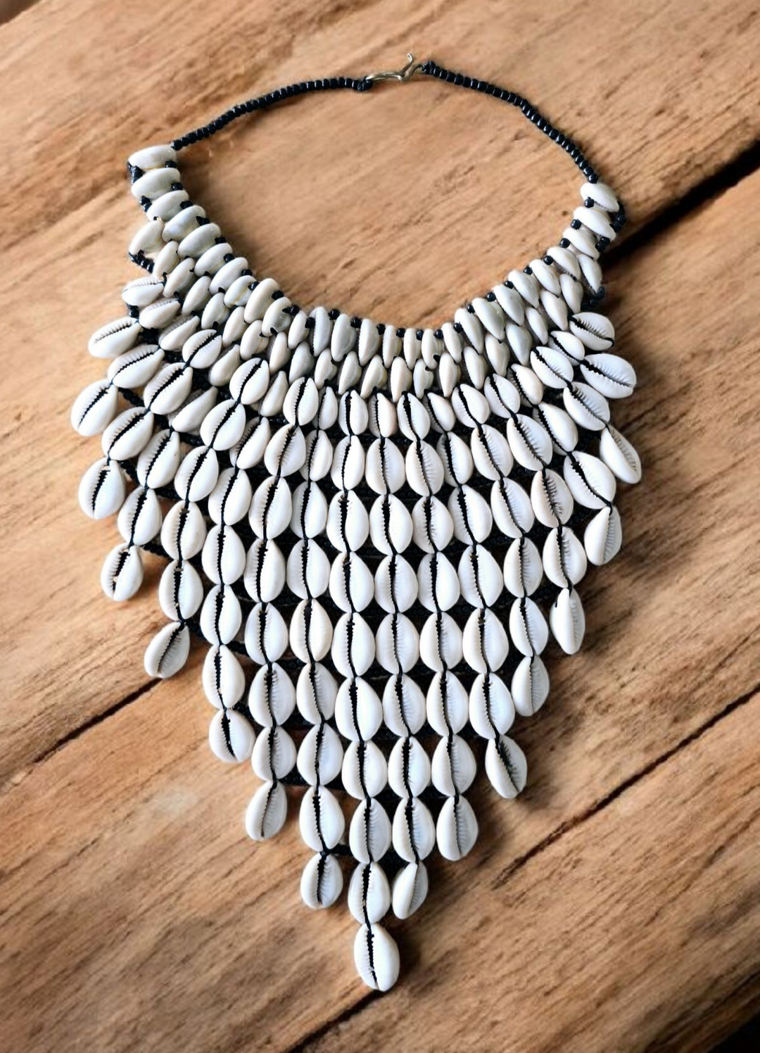 Tindana- Cowrie Statement Necklace