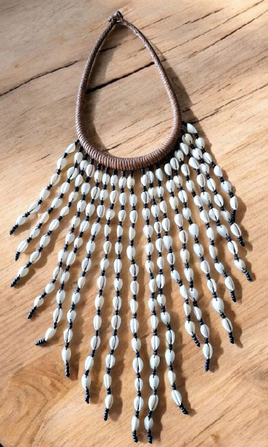 Nabina- Cowrie Statement Necklace