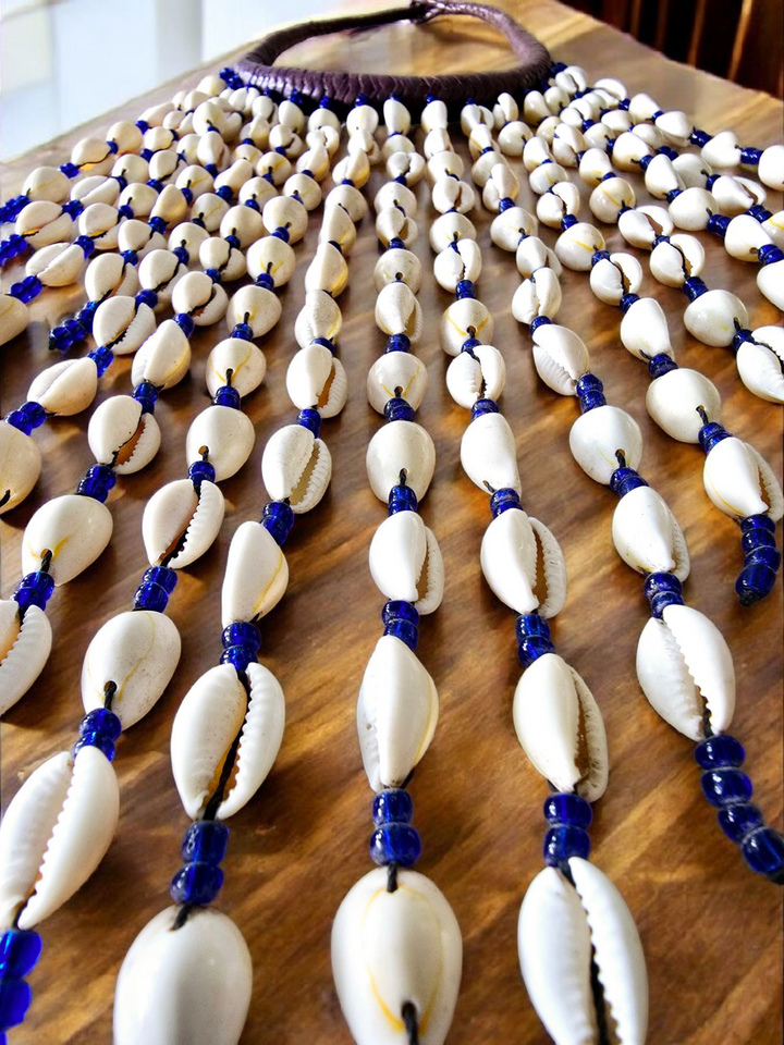 Nabina- Cowrie Statement Necklace