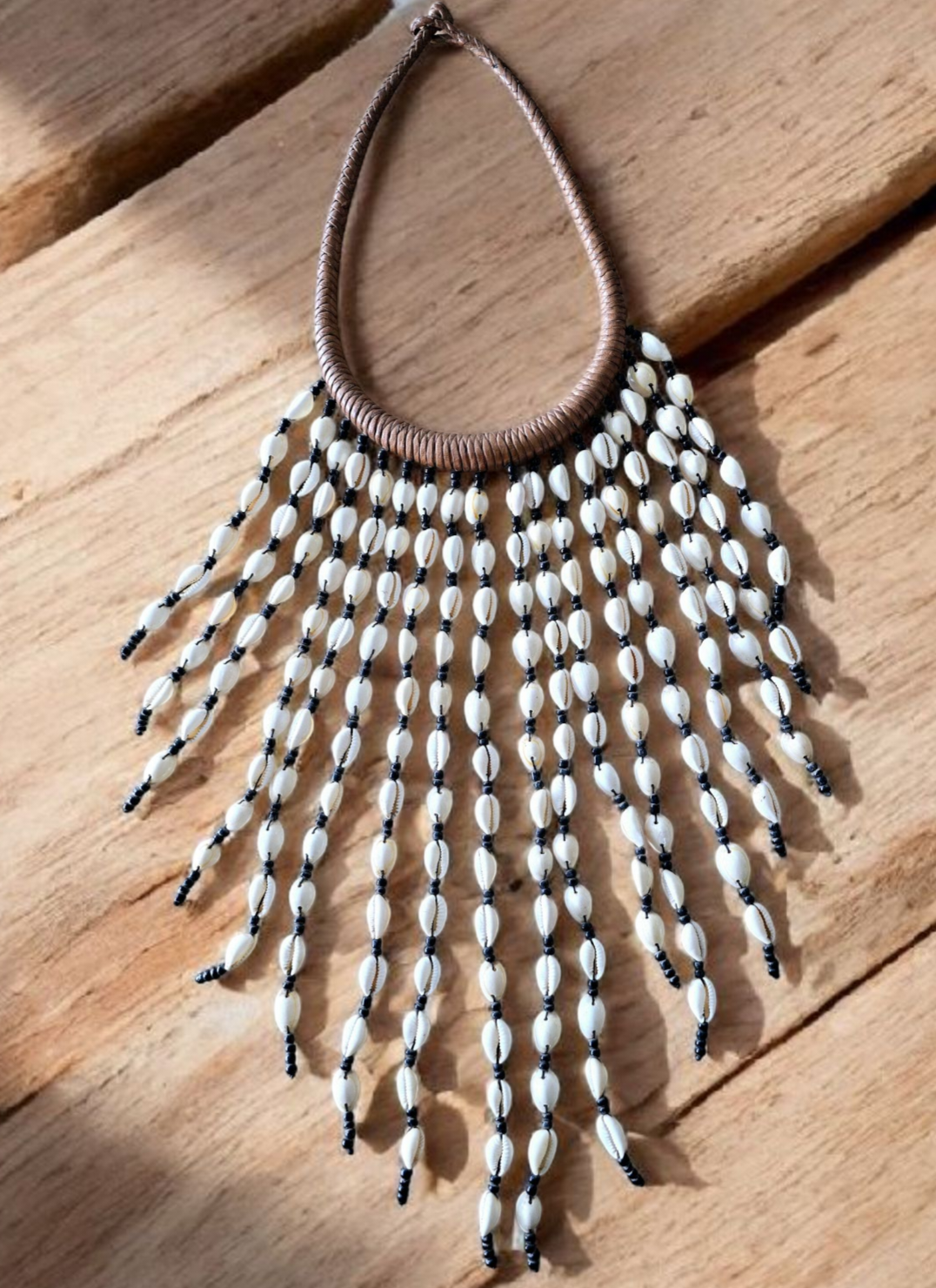 Nabina- Cowrie Statement Necklace