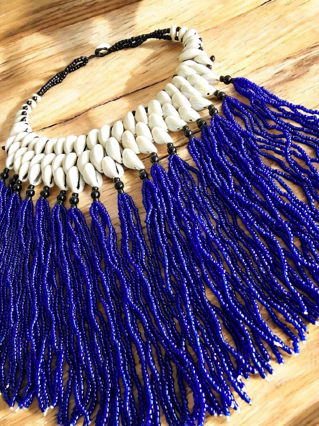 Pɔka - Cowrie Statement Necklace