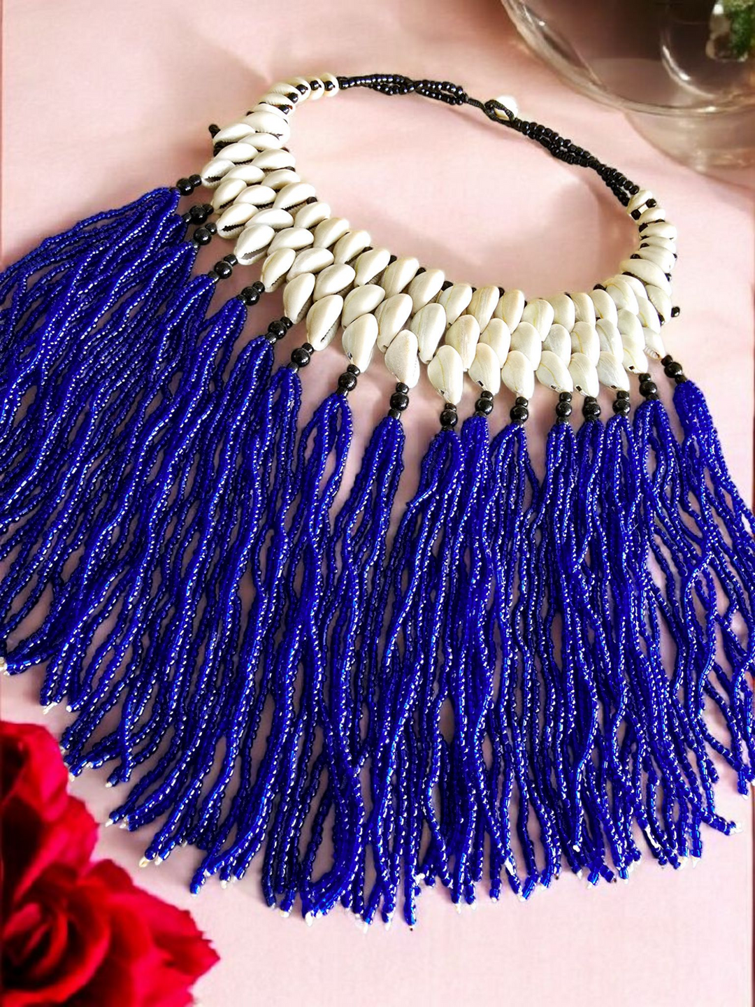 Pɔka - Cowrie Statement Necklace