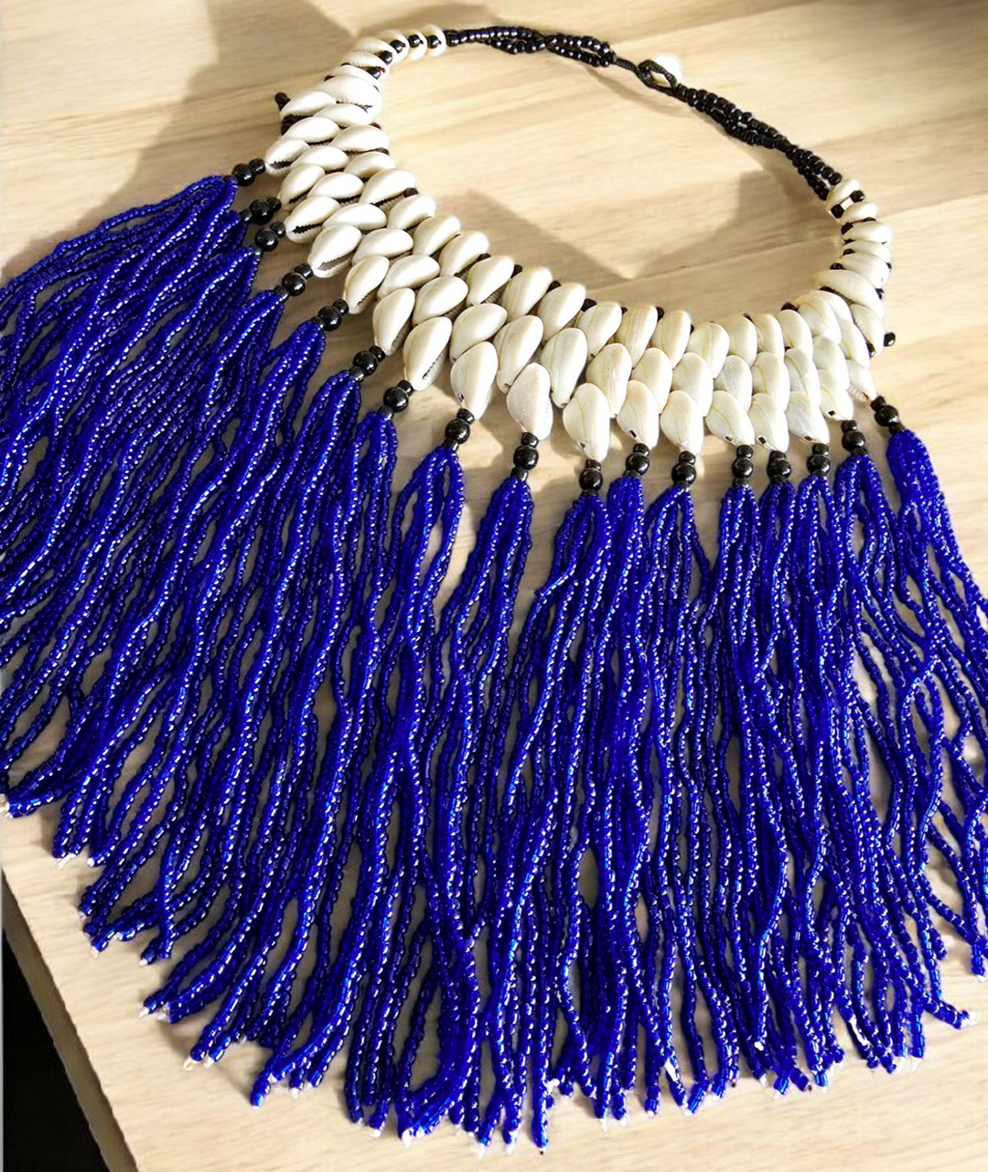 Pɔka - Cowrie Statement Necklace