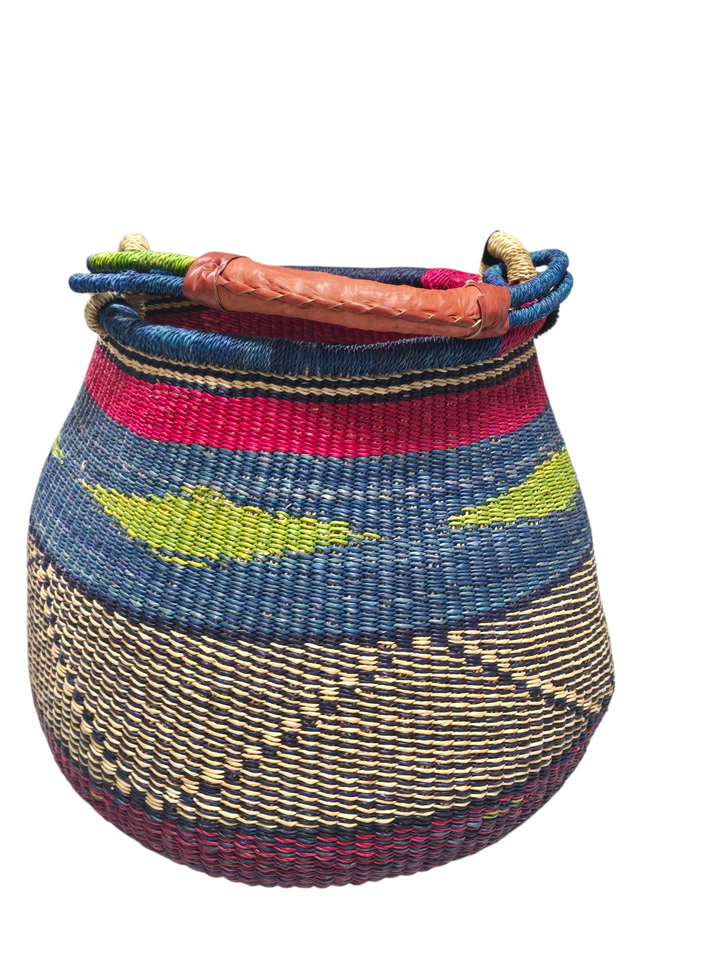 Bolga Pot Basket – Handwoven by the Women of Ayebase