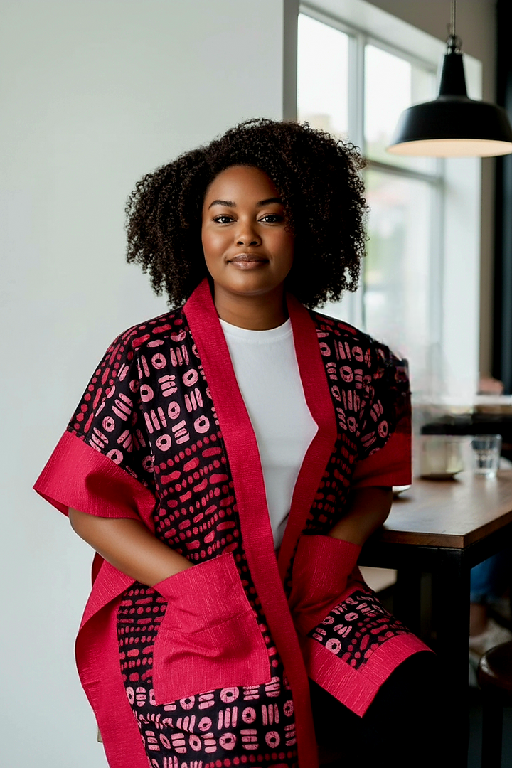 Regal Kente Kimono