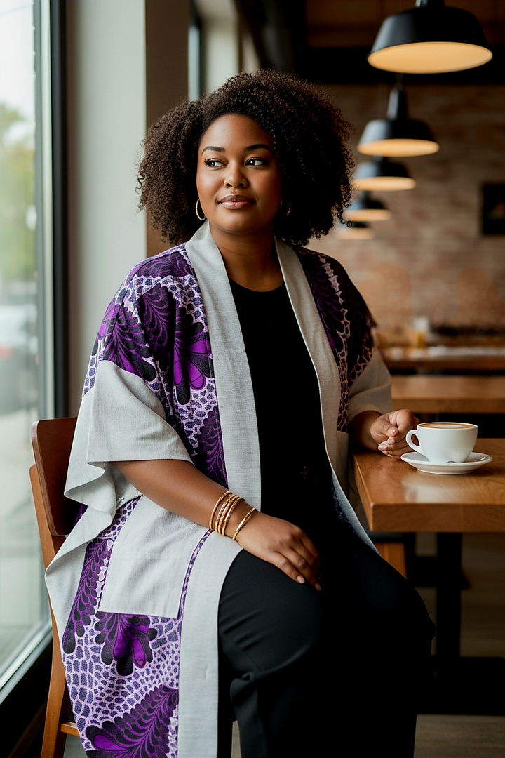 Regal Kente Kimono