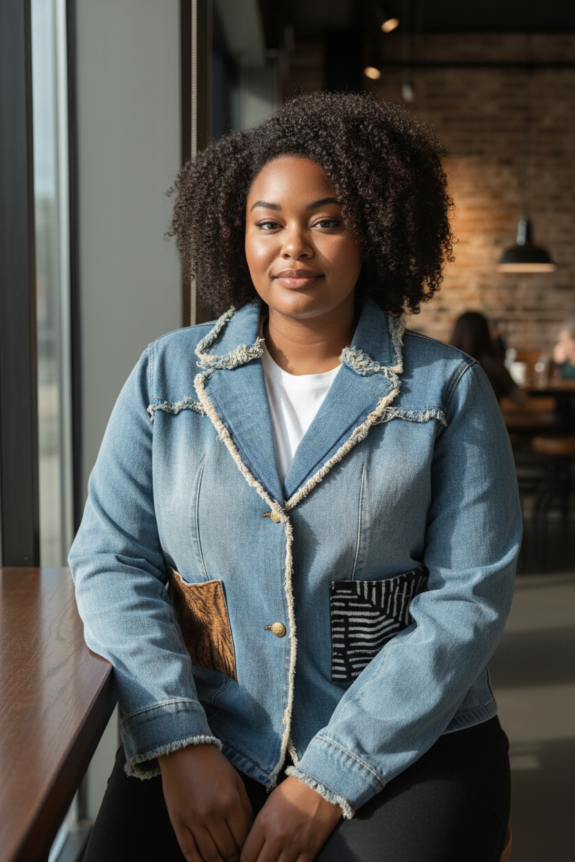 Esi-Denim Fusion Upcycled Jacket